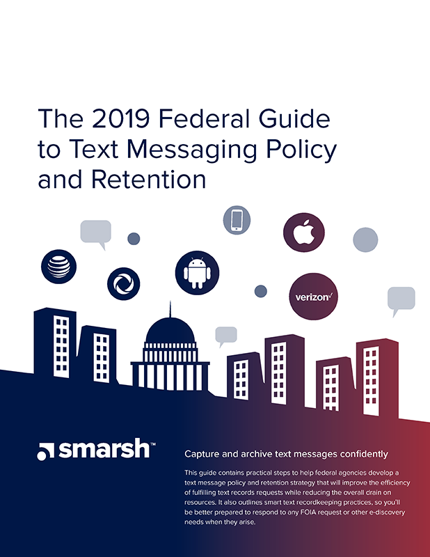 2019 02 GD GOV Guide to Text Messaging Policy and Retention thb