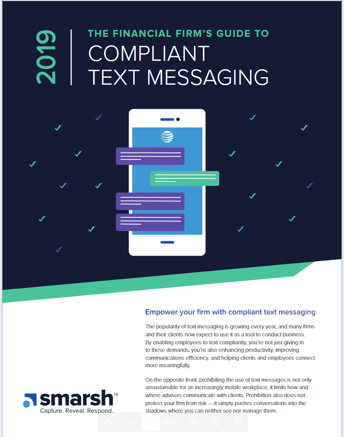2019 FinServ Compliant Text Messaging ATT 5 19 Final thumb2