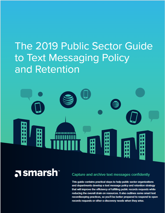 2019 Public Sector Guide to Text Messaging Policy and Retention ATT 5 30 Final pdf thumb
