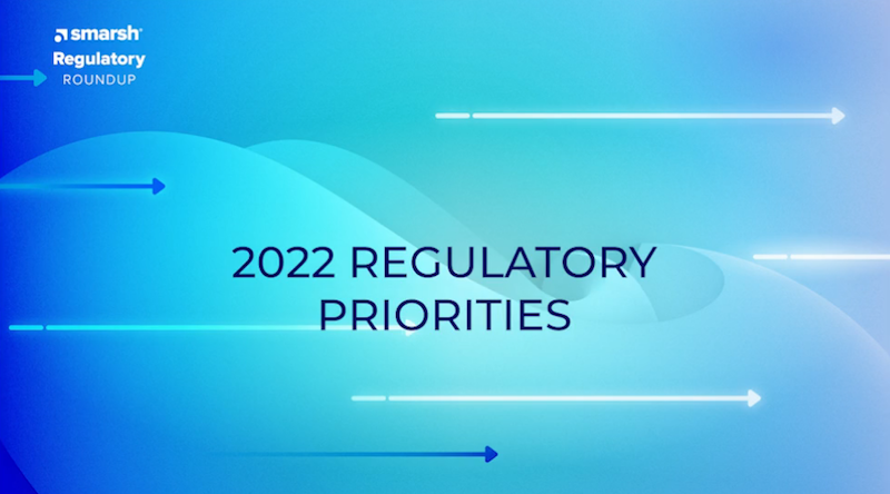 2022 regulatory priorities thb