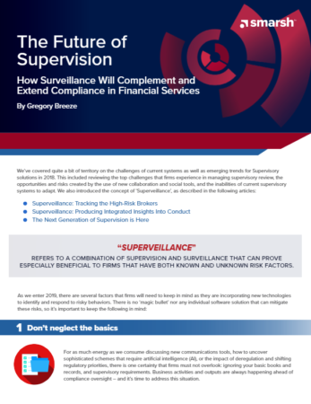 Future of supervision TN