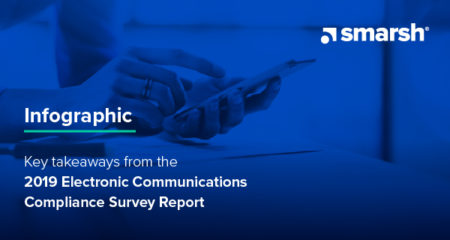 Infographic Key Takeaways 2019 Electronic Comms Compliance Survey featured image