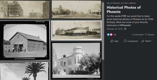 Phoenix Historical Society Facebook