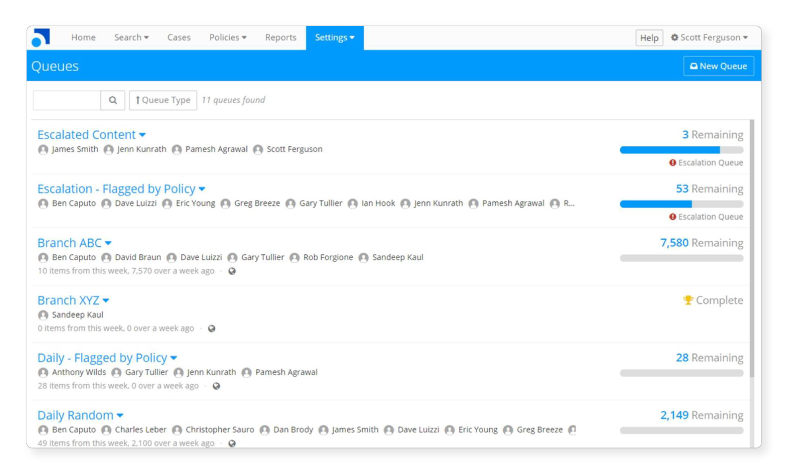 Review Queues screenshot2