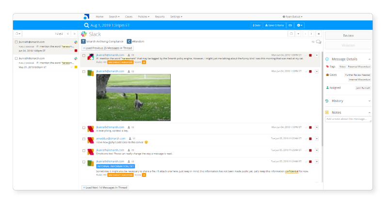 supervisory policies screenshot