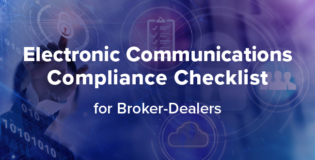 electronic communcations compliance checklist brokerdealers feat img