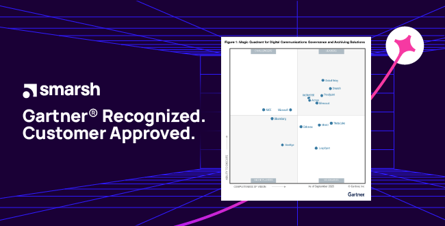 Compliance, Clarity, and Confidence: Smarsh Recognized as a 2025 Gartner® Magic Quadrant™ Leader for DCGA
